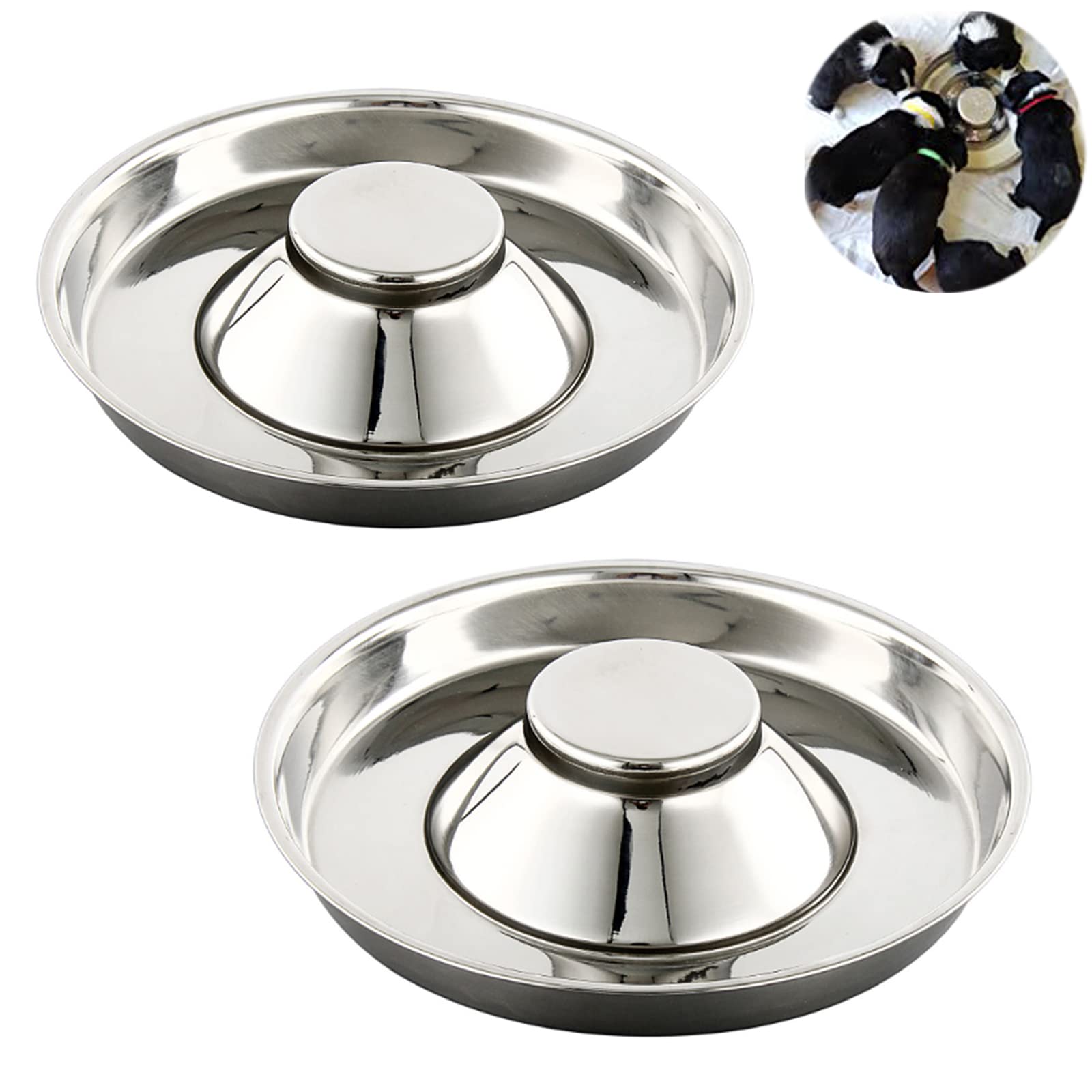 Stainless Steel Puppy Weaning Bowls