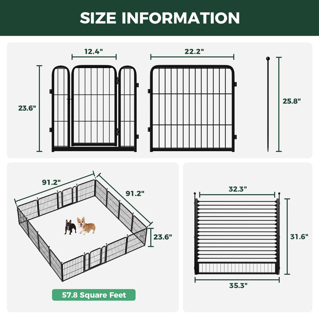 Dog Playpen Indoor/Outdoor