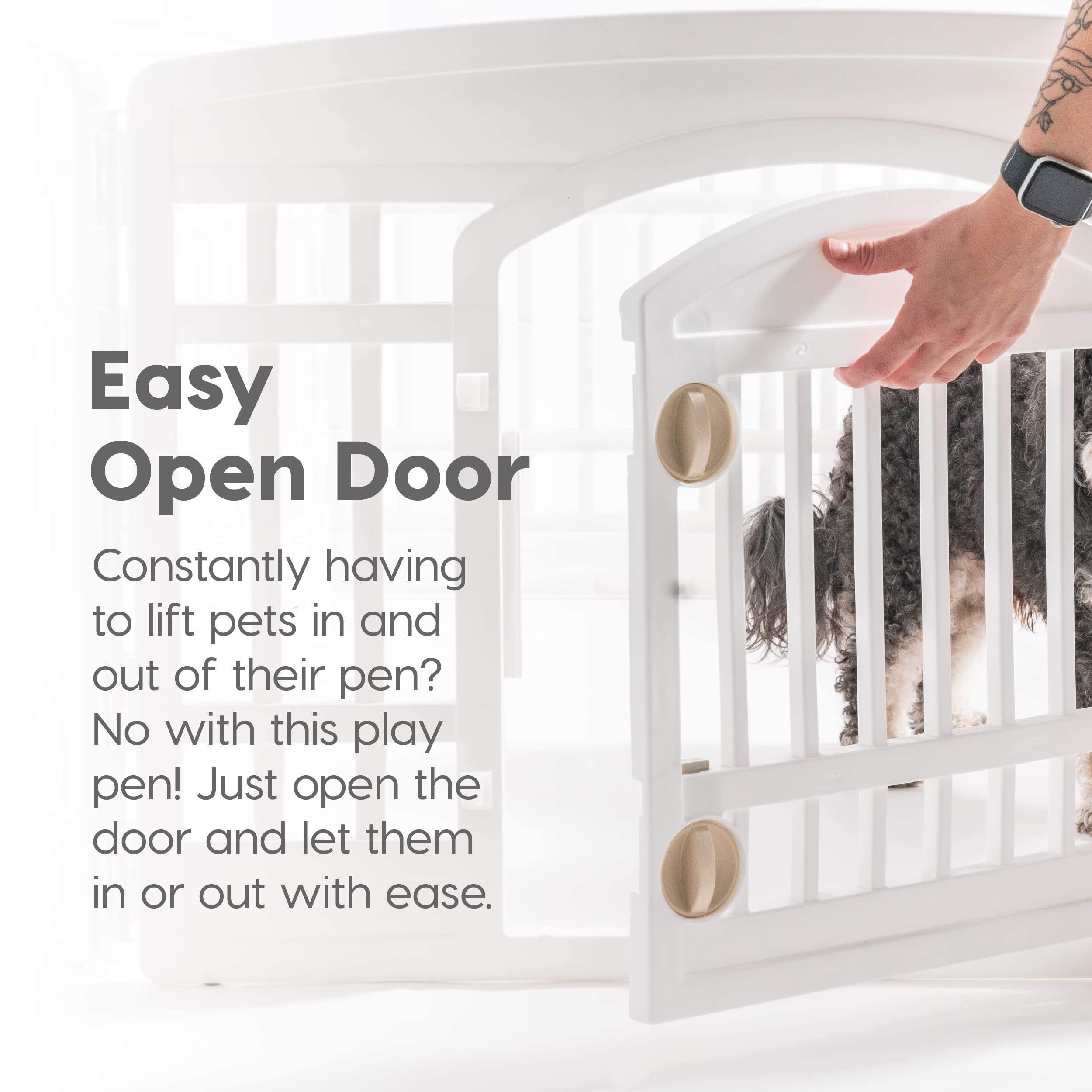 Dog Playpen with Door
