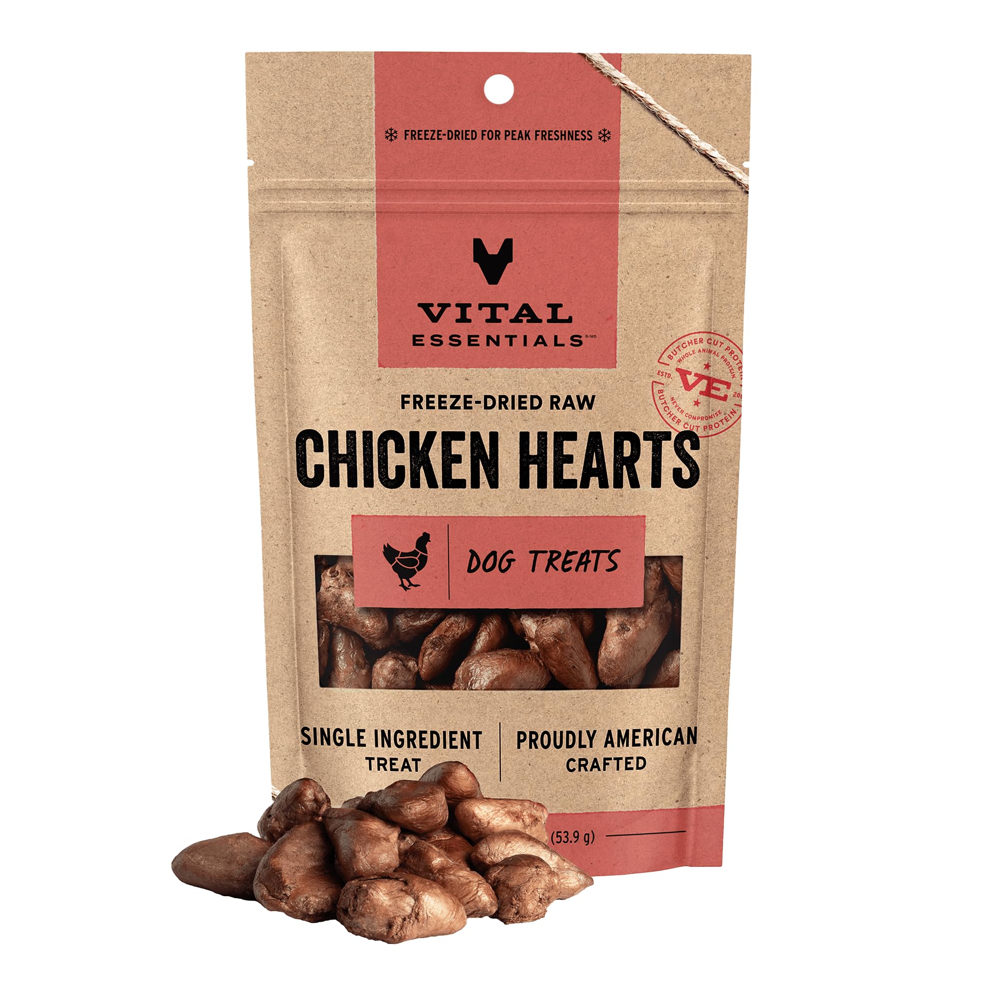 Freeze Dried Raw Chicken & Duck Hearts / Chicken Necks
