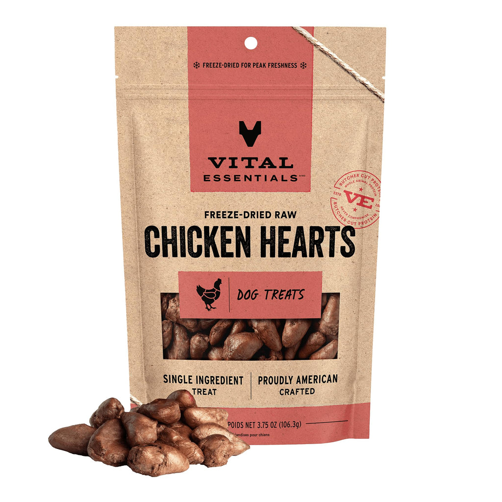 Freeze Dried Raw Chicken & Duck Hearts / Chicken Necks